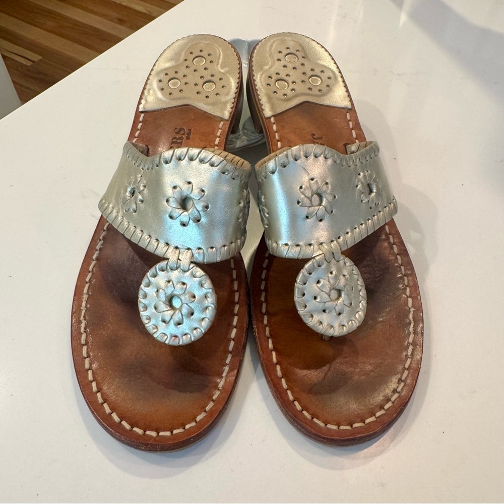 Jack Rogers - Jacks Flat - Women's Platinum Sandals